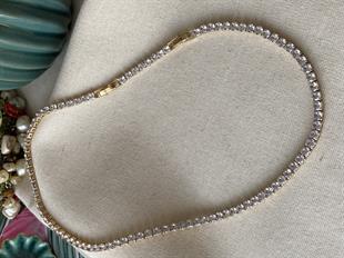 Gold Zarif Suyolu Kolye