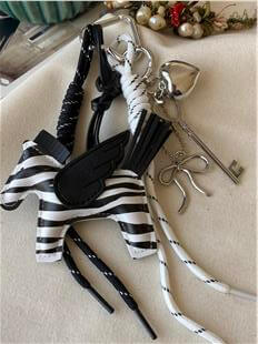 Zebra Çanta Charmı