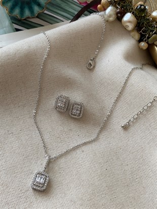 Zirkon Kolye Set 