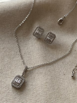 Zirkon Kolye Set 