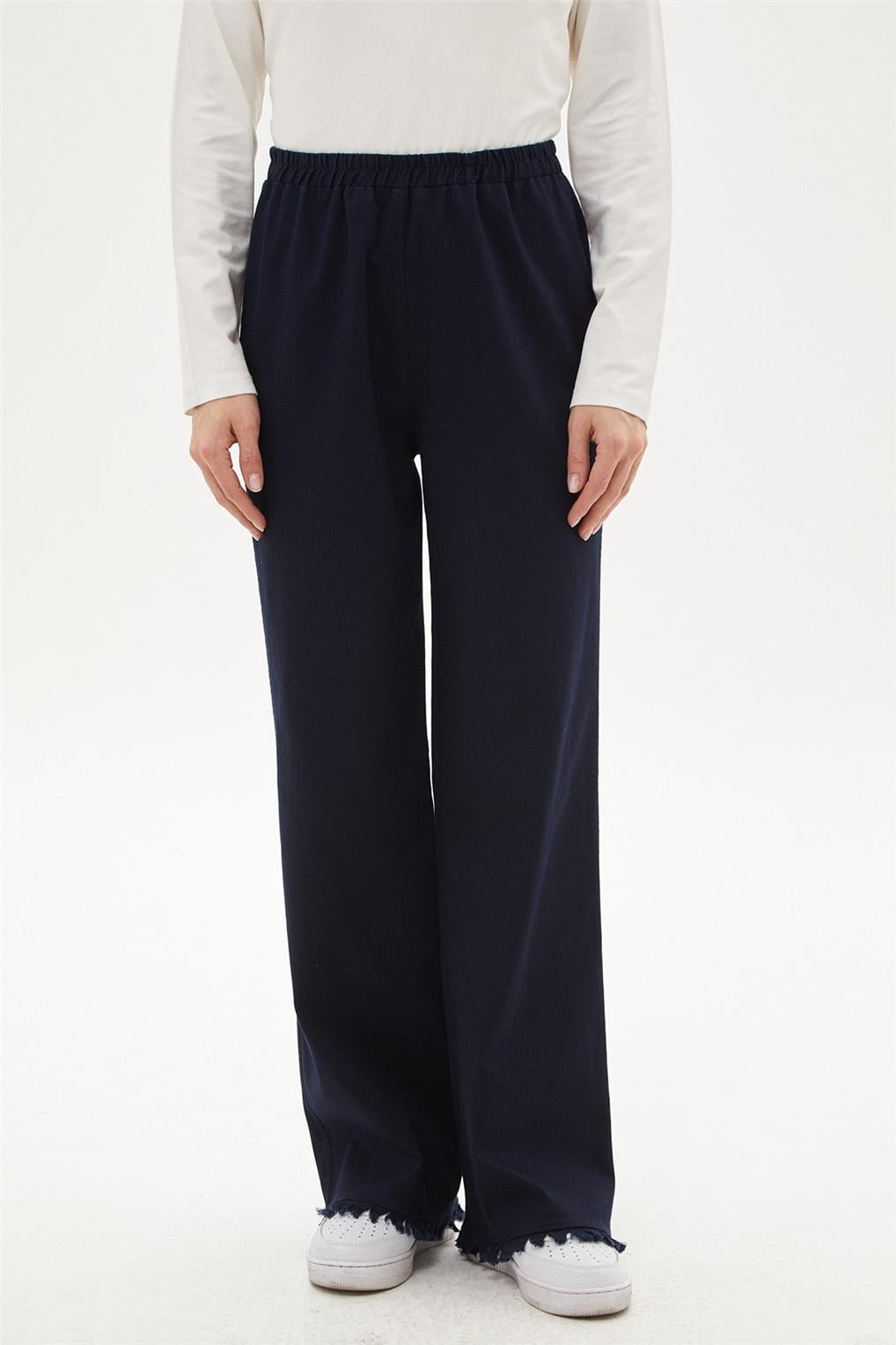 SİTARE 2311 PÜSKÜLLÜ KAVAS PANTOLON 40-50- Lacivert