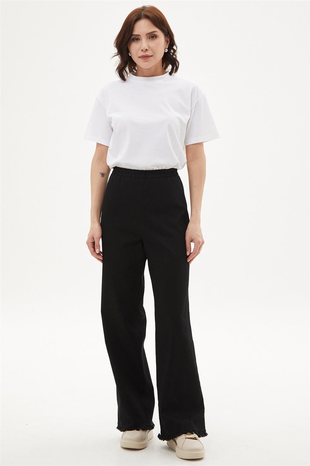 即購入可能 kaval seeta pant SİTARE 2311 PÜSKÜLLÜ KAVAS PANTOLON 40-50- Siyah