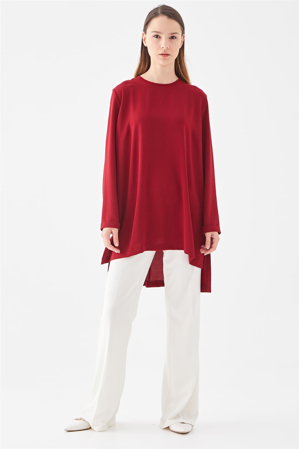 Sitare Ayrobin Tunik 21Y973- Bordo