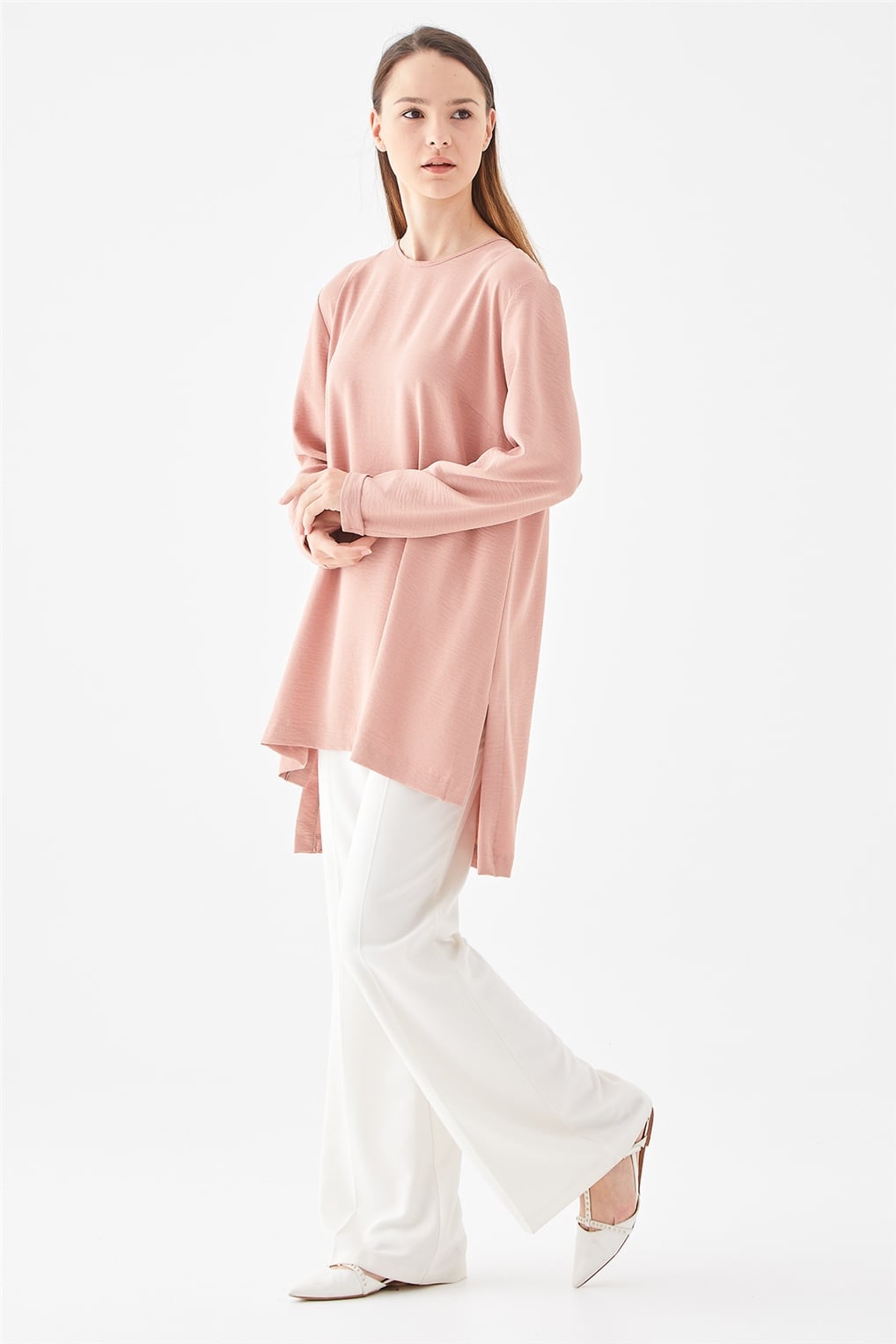 Sitare Ayrobin Tunik 21Y973- Pudra