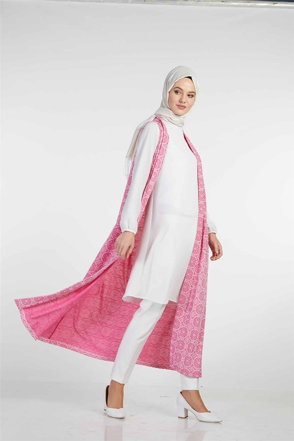 Sitare Dostel Yelek 19Y7011- Pembe