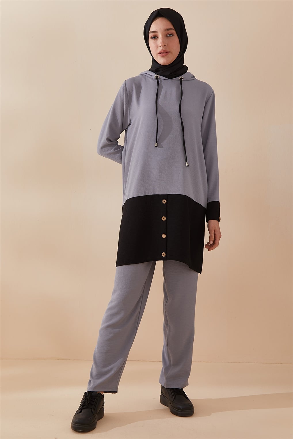 Sitare Tunik Takım 21YECETK505- Gri