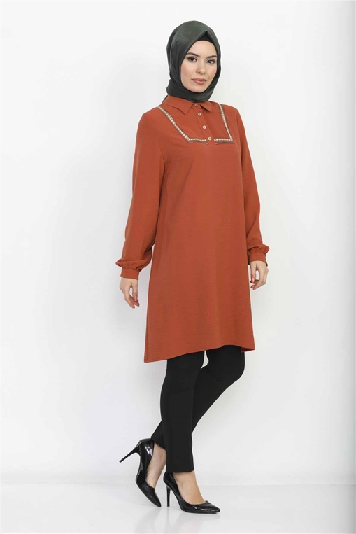 Sitare Robas Nak l Tunik 20Y2532 Kiremit