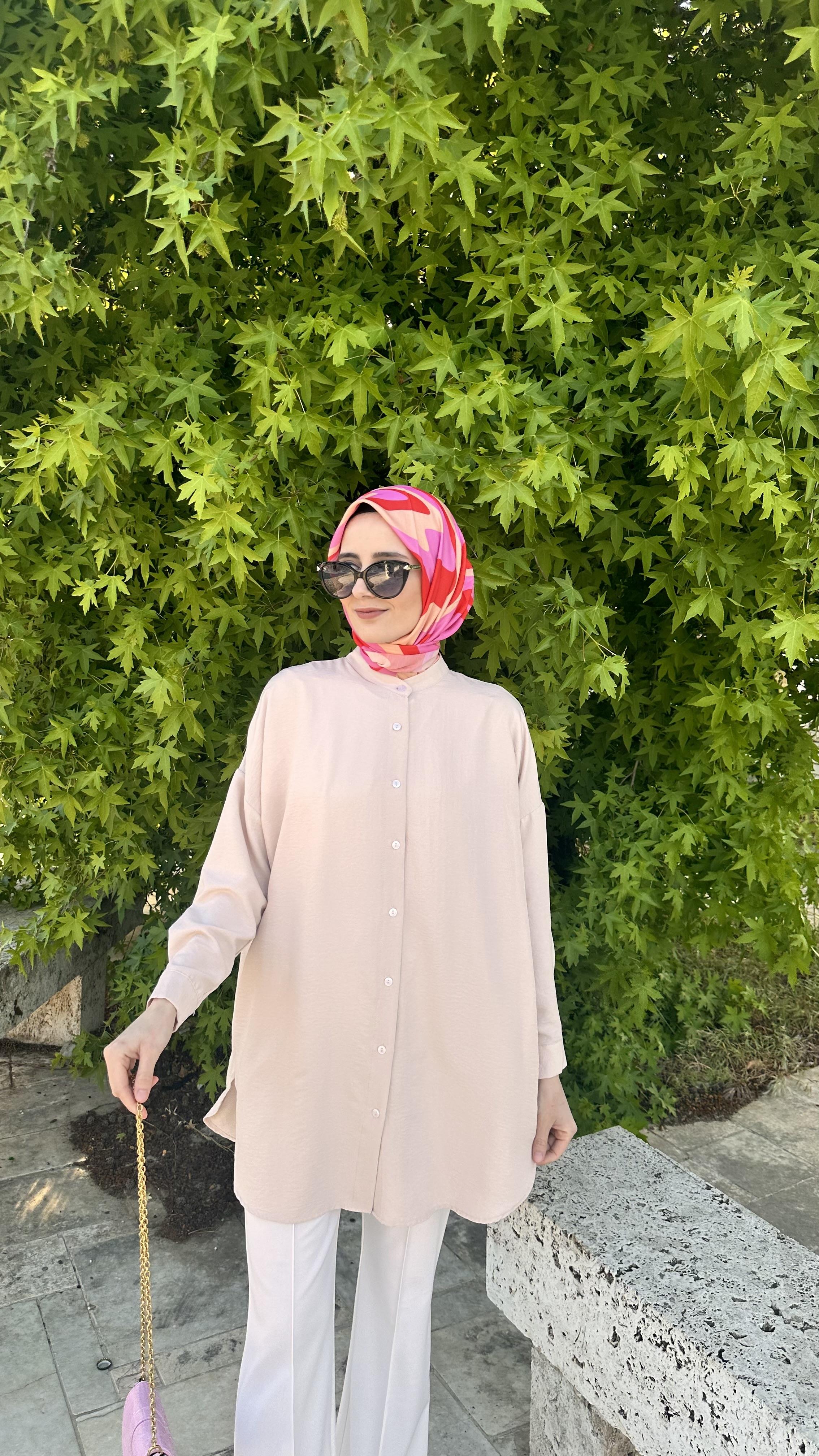 Ada Gömlek Soft Krem