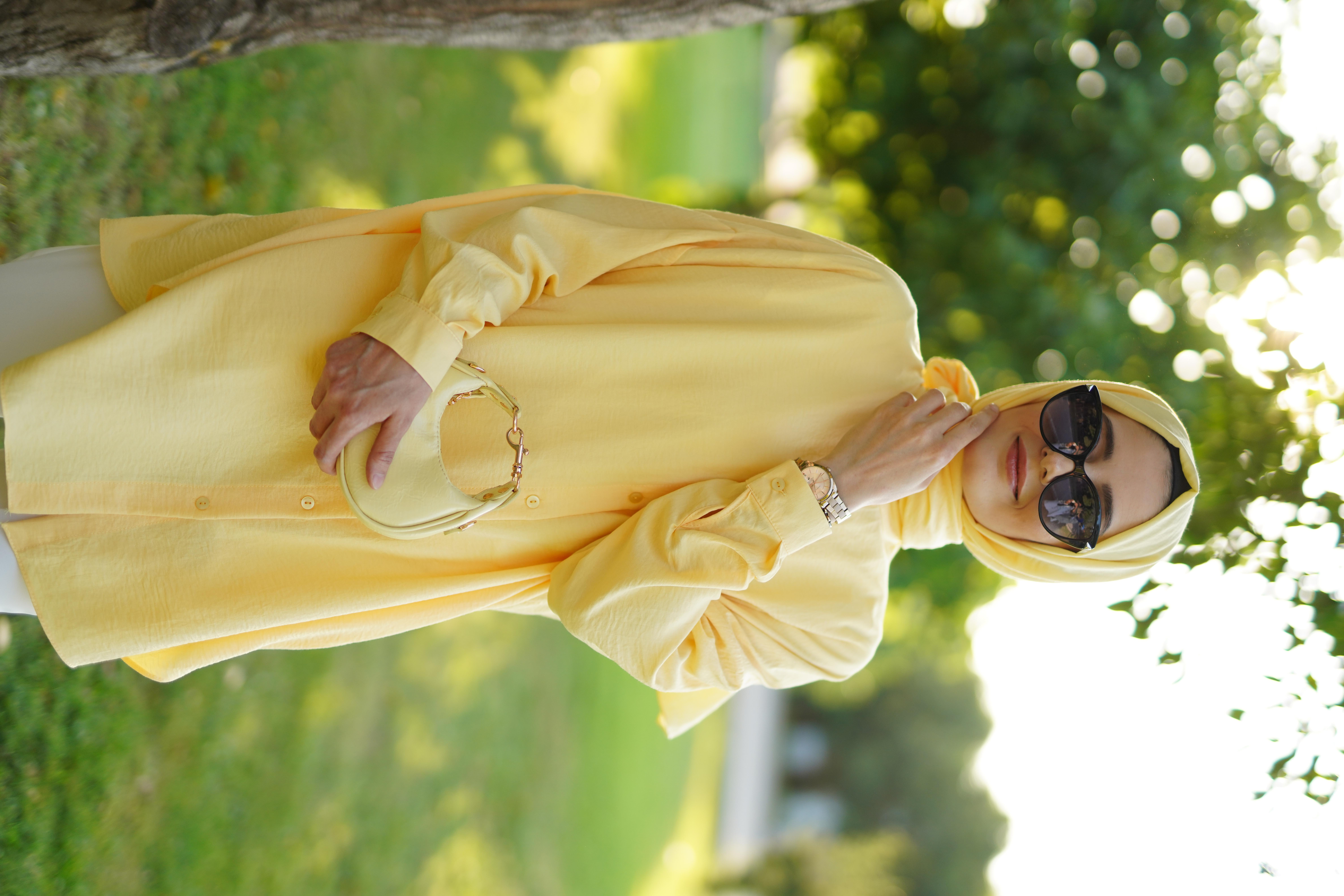 Ada Gömlek Soft Sarı