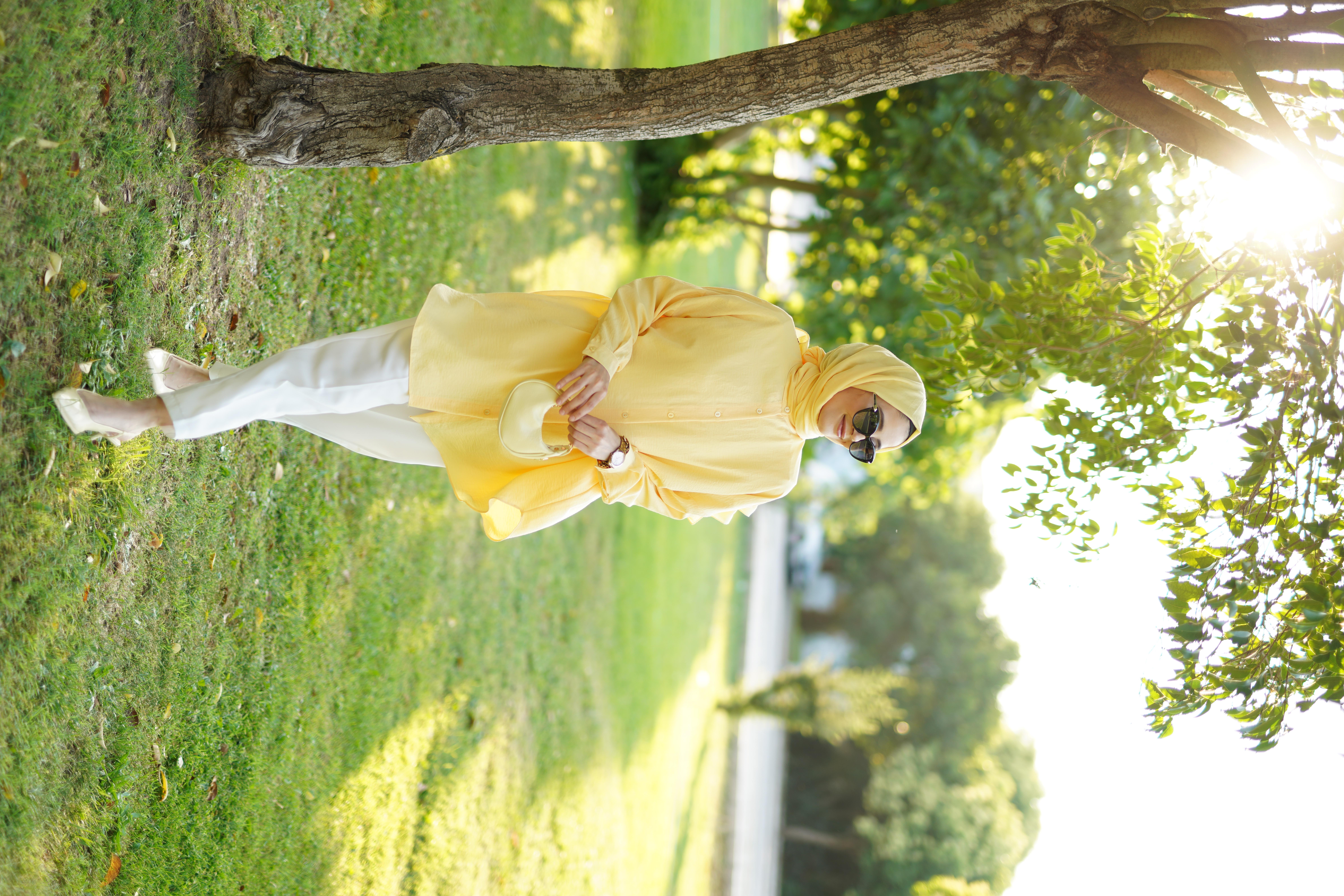 Ada Gömlek Soft Sarı