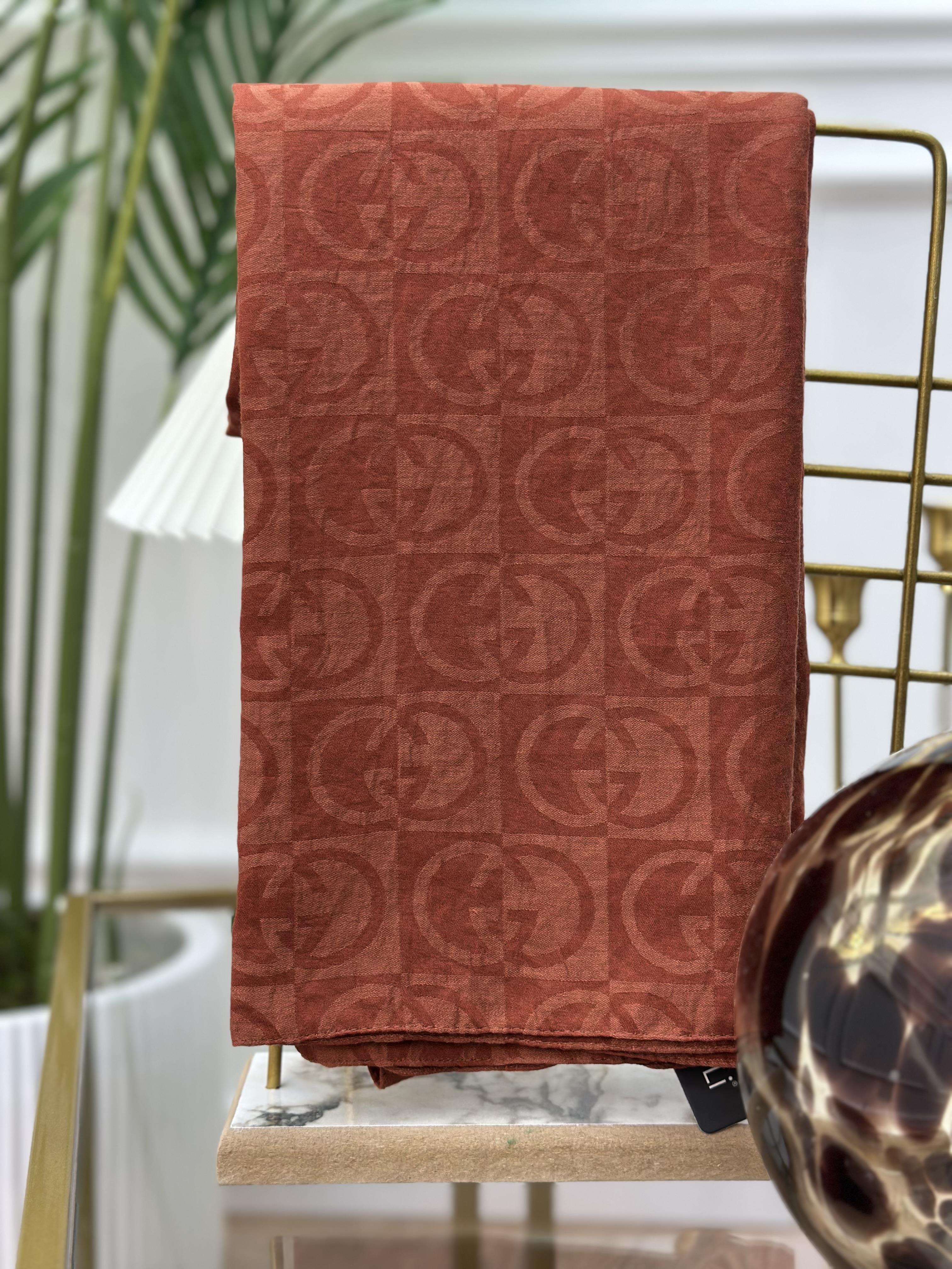 G Desen Şal Turuncu