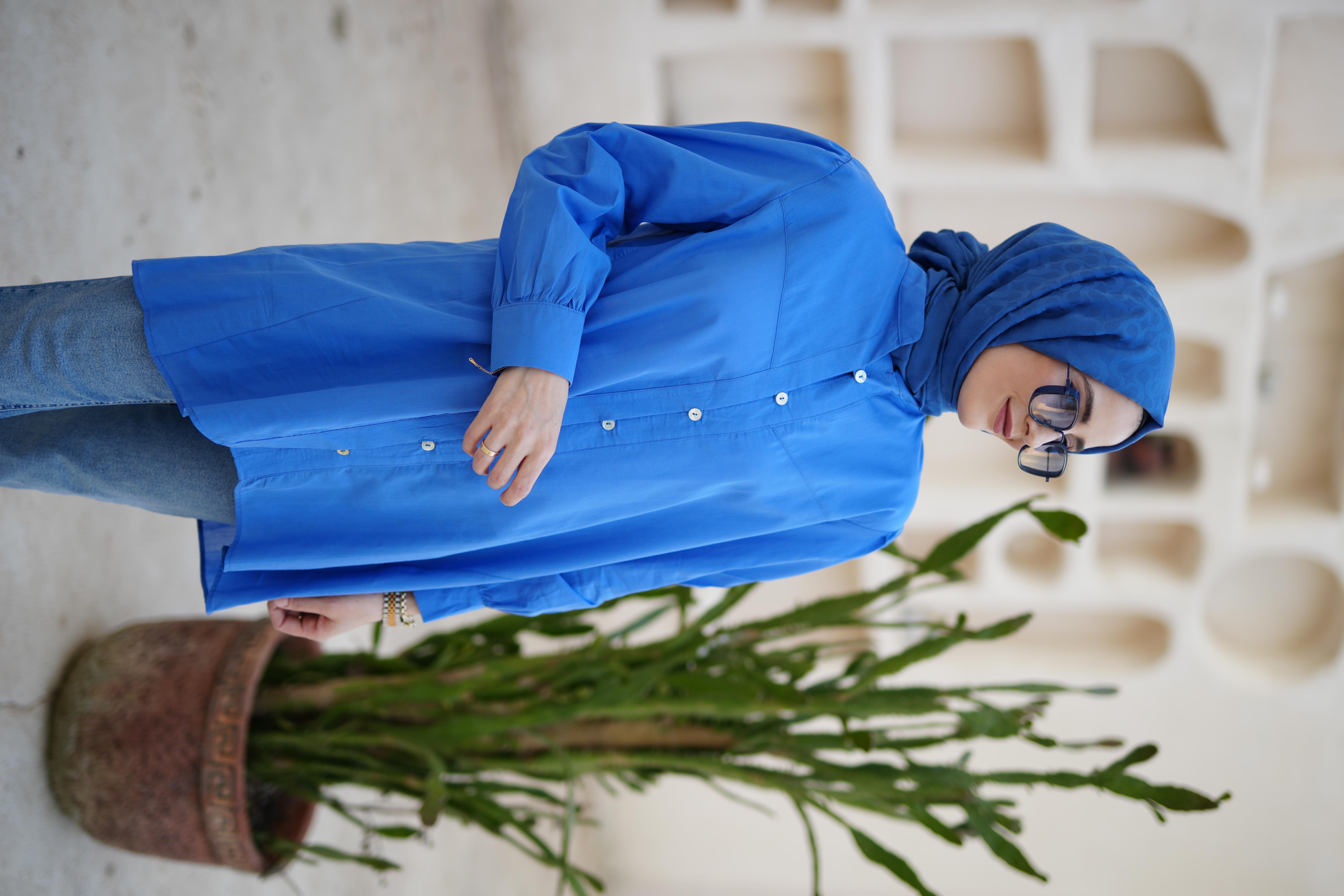 Massimo Gömlek Okyanus Mavi