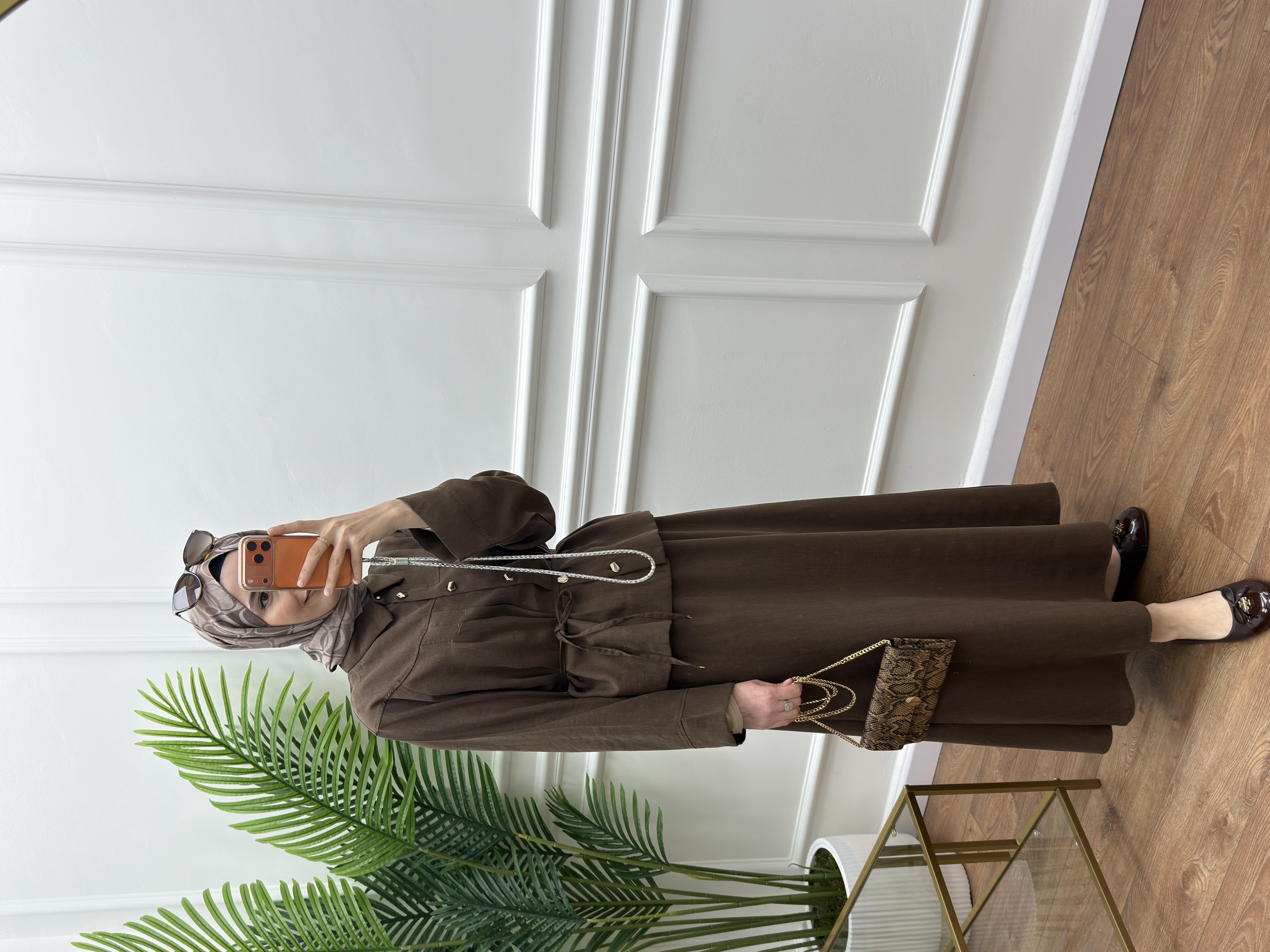 Nervürlü Takım Kahve