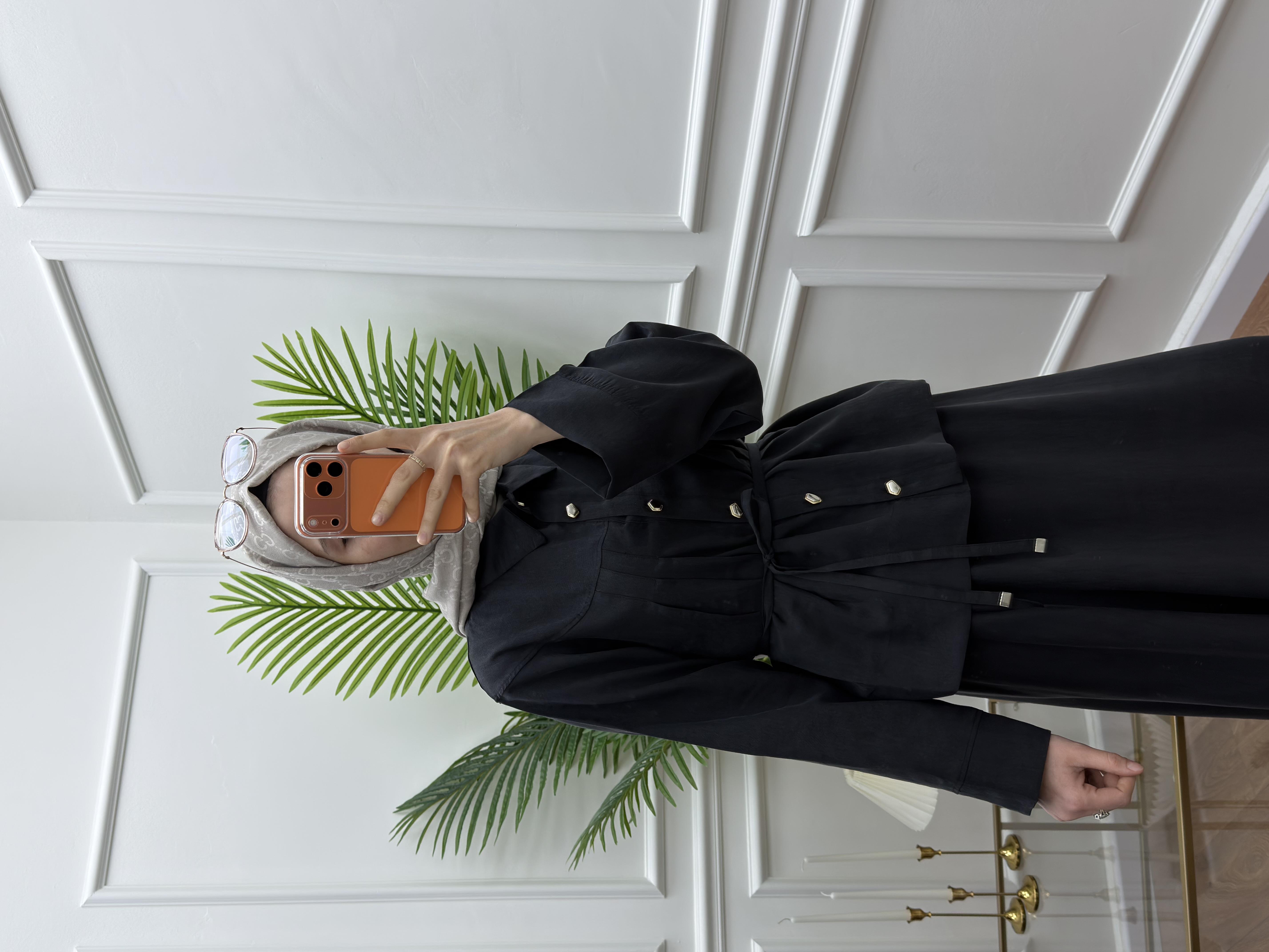 Nervürlü Takım Siyah