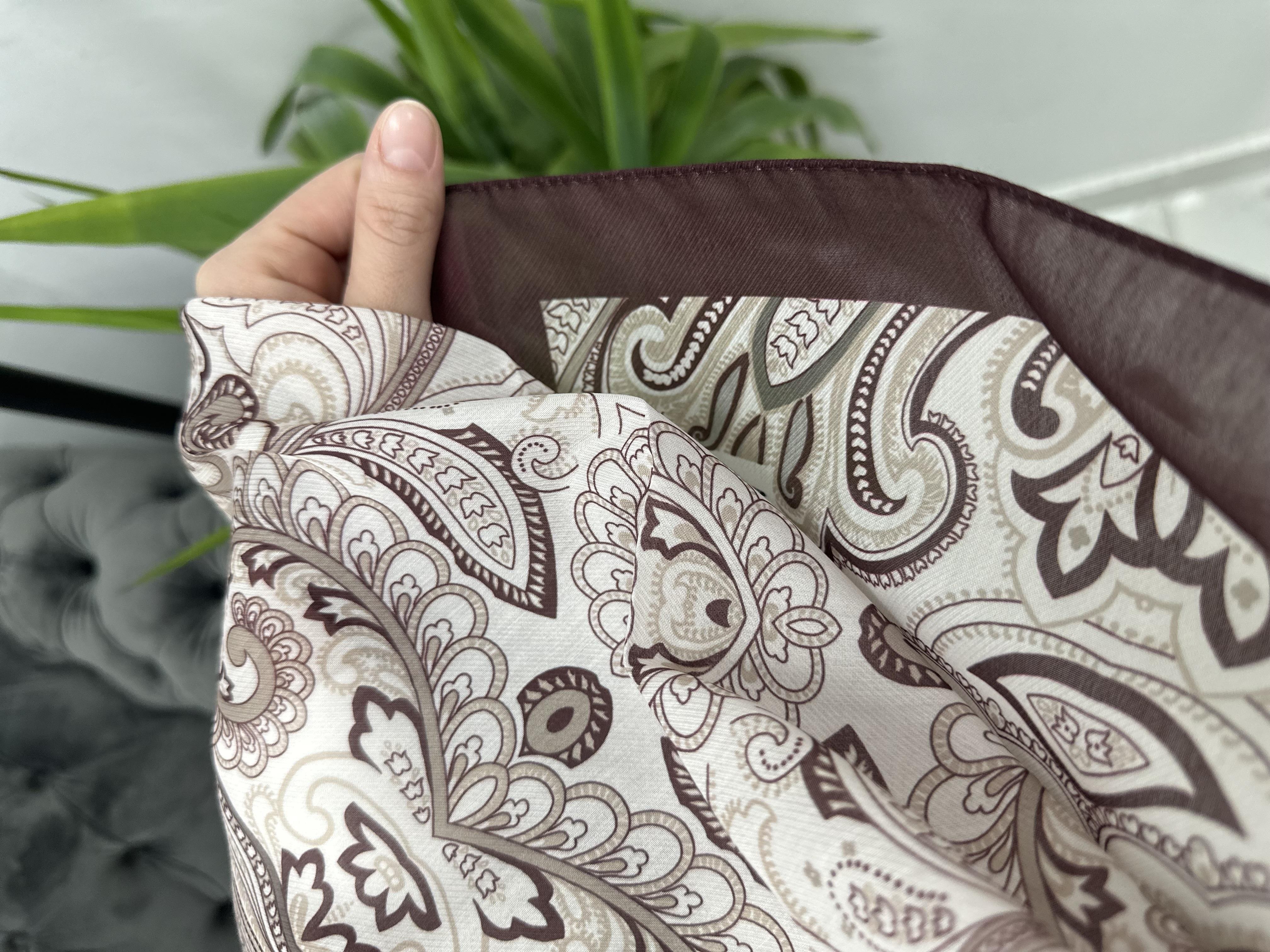 Rustik Şal Koyu Kahve