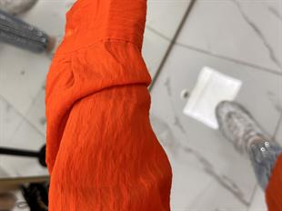 3418 Samsa Gömlek Turuncu