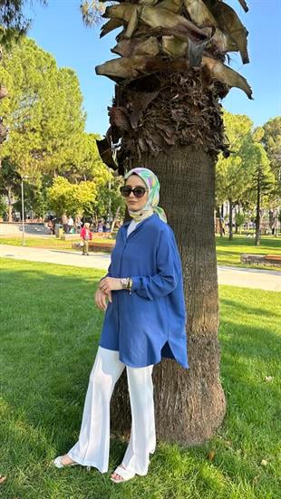 Ada Gömlek Gece Mavisi