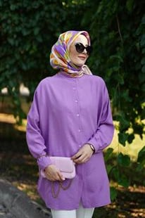 Ada Gömlek Lila