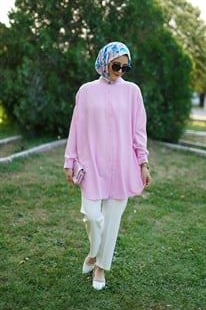 Ada Gömlek Soft Pembe