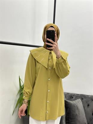 Alya Gömlek Olive
