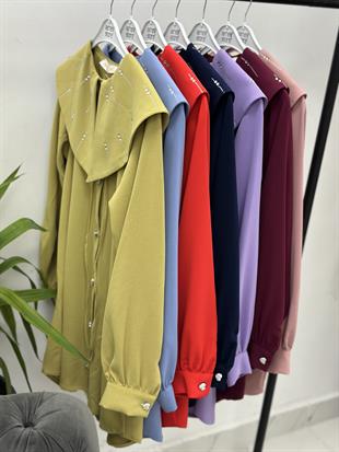 Alya Gömlek Soft Mavi