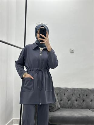 Bağcıklı Takım Antrasit