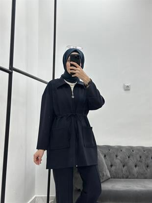 Bağcıklı Takım Lacivert