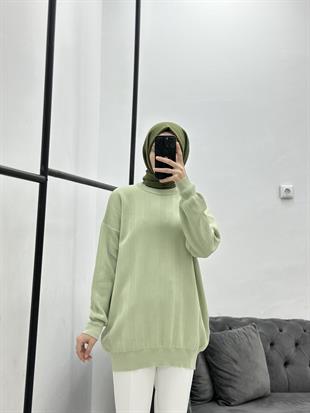 Basic Triko Su Yeşili