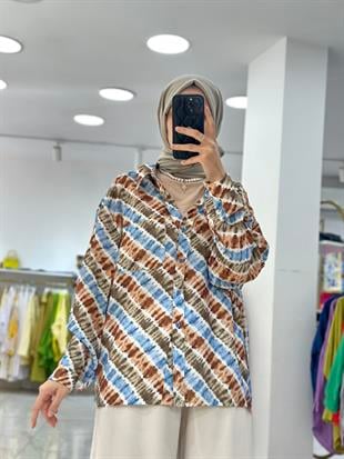 Batik Gömlek Mavi