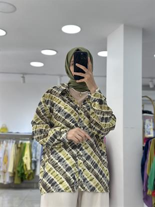 Batik Gömlek Yeşil