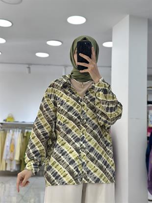 Batik Gömlek Yeşil