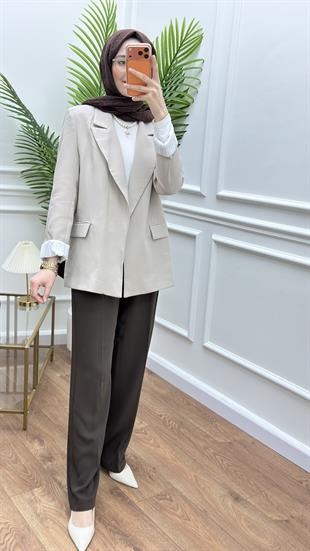 Blazer Ceket Taş 