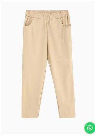 Deri Pantolon Bej