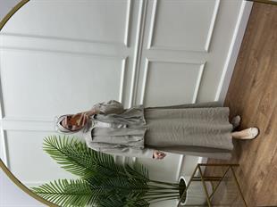 Fermuarlı Etekli Takım Taş