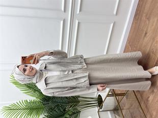 Fermuarlı Etekli Takım Taş