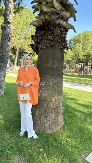 İspanyol Pantolon Beyaz