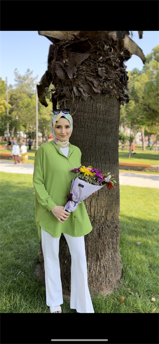 İspanyol Pantolon Beyaz