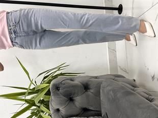 Kesik Paça Buz Mavi