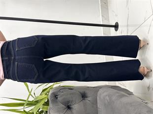 Kesik Paça Koyu Mavi