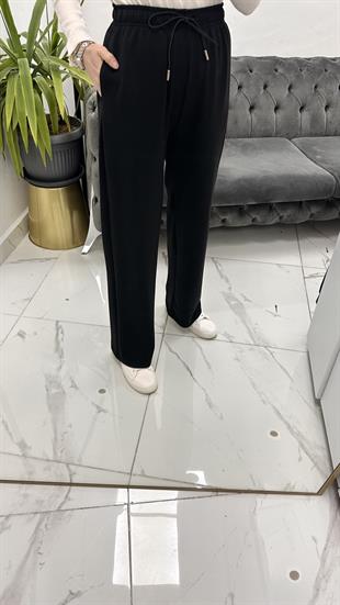 Modal Bol Pantolon Siyah