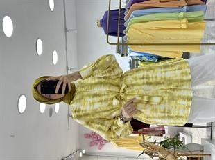 Mozaik Gömlek Safran