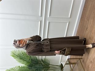 Nervürlü Takım Kahve