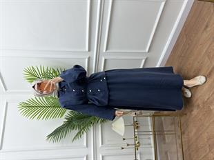 Nervürlü Takım Lacivert