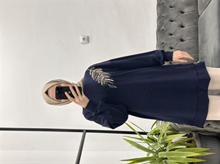 Omzu İşlemeli Tunik Laci