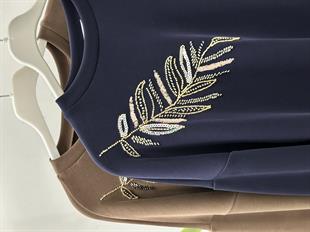 Omzu İşlemeli Tunik Laci