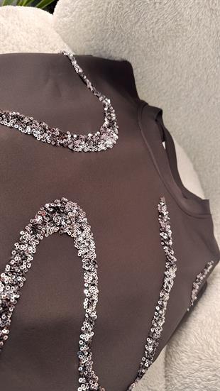 Pullu Scuba Sweat Kahve