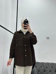 Tüvit Pırlanta Gömlek Acı Kahve