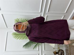 Zikzak Triko Mürdüm