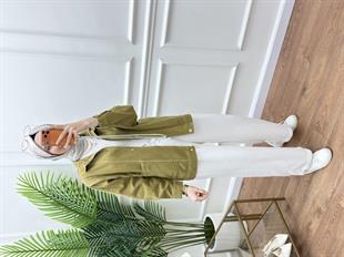 Zımba Safran Kot Ceket