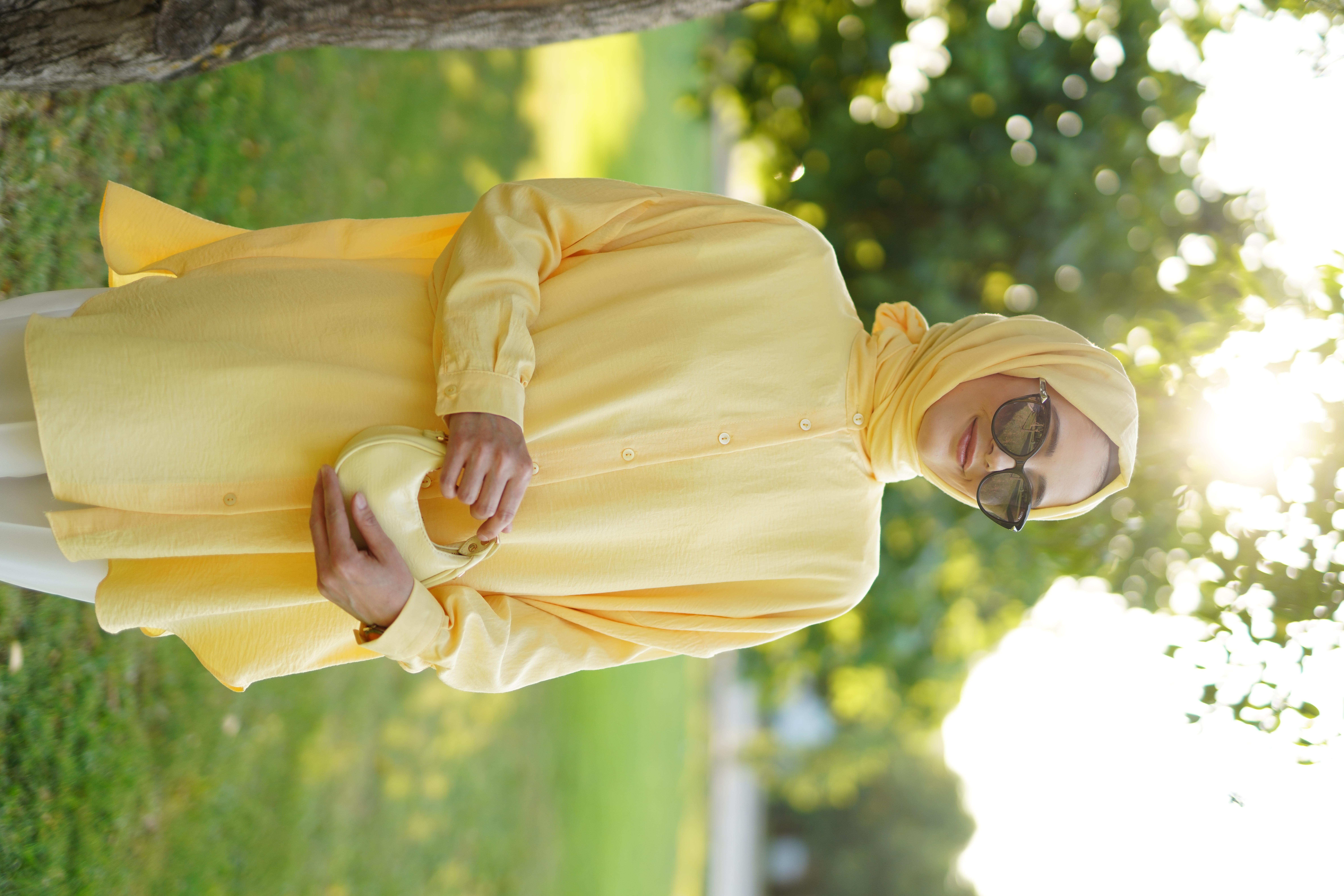 Ada Gömlek Soft Sarı